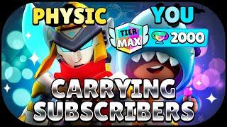 CARRYING SUBSCRIBERS TO TIER MAX IN BRAWL STARS ️