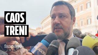 Caos treni, Salvini si assolve: "Operaio ha piantato un chiodo su un cavo, ministero non ha colpe"