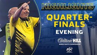 CHIZZY THUMPS MvG! Quarter-Finals Evening Highlights | 2020/21 William Hill World Darts Championship