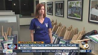 Nurses negotiate with Sharp Healthcare