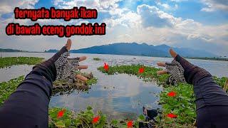 HAMPIR TAK PERCAYA‼️GESER SEDIKIT MALAH NEMU SARANGNYA||mancing ikan nila di waduk selorejo ngantang