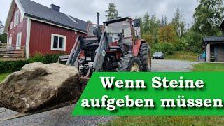 Wie man Steinen das Fürchten lehrt: Mit Pressluft, Betonit und Valmet den Steinen zur Leibe gerückt