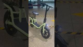 Mini escooter with basket  #electricscooter #scooter #scootershop #kickscooter