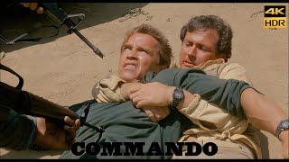 Commando (1985) Wrong Scene Movie Clip Upscale 4K UHD HDR Arnold Schwarzenegger