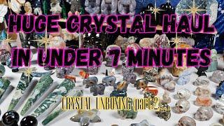 Crystal Unboxing Part 2- HUGE Haul under 7 minutes! *No Talking*