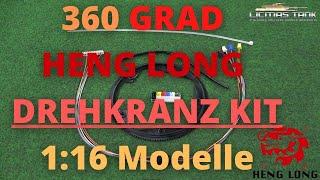 Heng Long RC Panzer 360 Grad Drehkranz KIT Upgrade