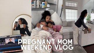 Pregnant Mom Of 2 Weeknd Vlog | A Realistic Weekend With Us |