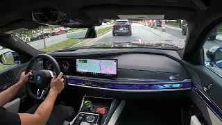 Onboard Drives: 2024 BMW 750e xDrive