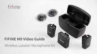 [Tutorial] of Using FIFINE M9 Wireless Lav Mic on iPhone/Android/Camera with Charge Case & Controls