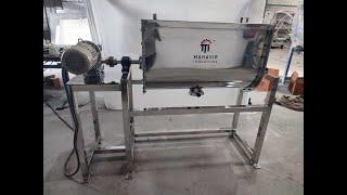 Mahavir Industries l 200ltr SS Ribbon Blender l Tilting Ribbon Mixer l Powder Mixing Machine