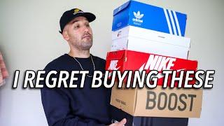 TOP 5 SNEAKERS I REGRET BUYING! Mistakes Were Made....