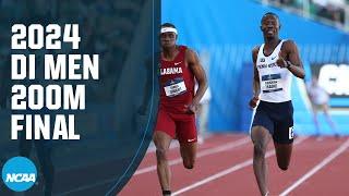 Men's 200m final - 2024 NCAA outdoor track and field championships