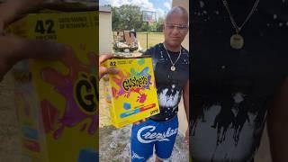 George Gets Tim Gushers But He Thinks They DOODOO  #shorts #candy