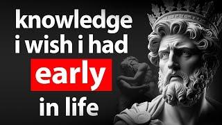 LIFE-CHANGING Stoic Wisdom I Wish I'd Discovered EARLIER In Life | Stoicism