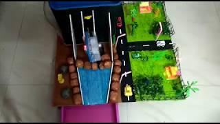 Hydro power plant - dam working model