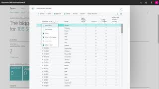 Creating Accounting Periods - Microsoft Dynamics 365 Business Central