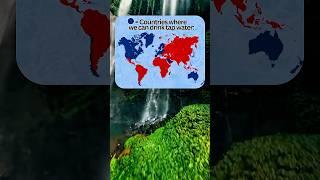 Countries where we can drink tap water vs. places where girls are undatable #map #mapmeme #dating
