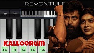 Kalloorum Song | Veera Dheera Sooran | Easy Piano Tutorial | G V Prakash