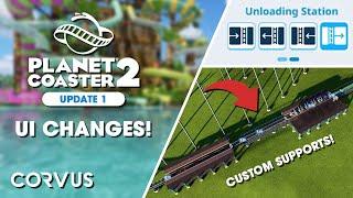 NEW FEATURES & FIXES!   Planet Coaster 2 Update 1