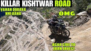 World's Most Dangerous Road | Killar Kishtwar Cliffhanger Road|Isse Tough Kuch Nhi@deepranjansachan