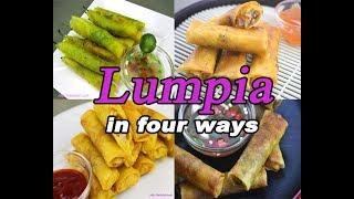 LUMPIA IN FOUR WAYS | Delish PH