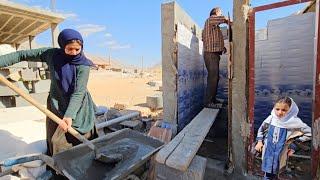 Raising Elegance : Tiling the Walls and Roof of Sakineh's Toilet