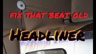 How to REPLACE YOUR HEADLINER cheap and easy!