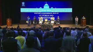 President Droupadi Murmu attends the Closing Session of Visitor's Conference 2024-25