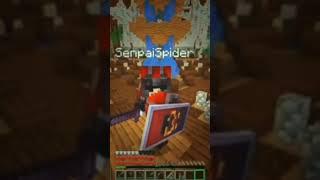 Senpai Spider’s Savage Reply!  #viralshorts #Minecraft