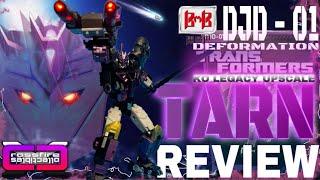 cXc Black Mamba DJD-01 Deformation Transformers Legacy Upscaled TARN Figure Review