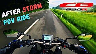 2024 Honda CB650R | POV Scenic Beginner Ride Between Storms