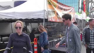 Joey King and Jacob Elordi shopping at the Farmer's Market in Studio City