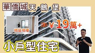 肇慶新區华侨城天鵝堡｜小戶型住宅根據不同需求選擇｜投資或自住靈活使用｜細戶型總價20萬不到，低首付按揭，日供僅需30元不到就可以上車！