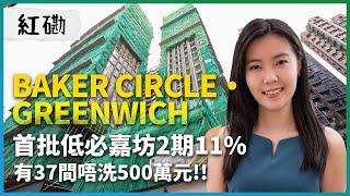 紅磡Baker Circle．Greenwich ｜首批低必嘉坊2期11%｜有37間唔洗500萬元｜400幾呎開三房咩玩法？｜景觀有咩唔同｜景觀開則分析｜新盤｜地產｜樓市｜香港｜易發睇樓團｜新盤任你睇