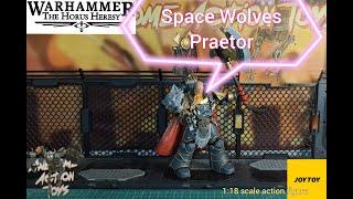 Warhammer The Horus Heresy Space Wolves Legion Praetor 1:18 scale action figure by Joytoy.