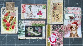 Craft with me #whatsinmybox | Random ephemera making session EP 33