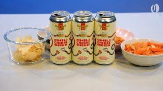 We tried Hormel Chili Cheese Brew beer