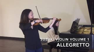 Allegretto | Suzuki Violin Volume 1