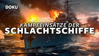 Kampfeinsätze der Schlachtschiffe (Geschichte Dokumentation, Originalaufnahmen Kriegsmarine)