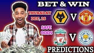 FOOTBALL PREDICTIONS TODAY 26/12/2024 SOCCER PREDICTIONS TODAY | BETTING TIPS, #footballpredictions