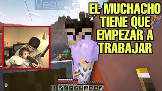 VEGETTA se PONE a CONVERSAR con OLI el HIJO de LUZU ️ | QSMP