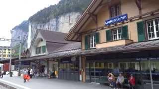 Jungfraujoch - Top of Europe; Part 1 of 4: Interlaken Ost - Lauterbrunnen