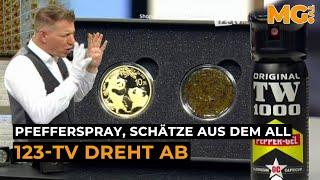 Pfefferspray, Elektroschocker, Kristalle aus dem All: Die irre Welt von 123-TV