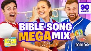 Kids Bible Songs MEGA Mix!  26 Bible Songs for Kids from Good News Guys & God's Greenhouse