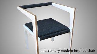 The Linger Chair - DIY Mid-Century Modern Influenced Chair