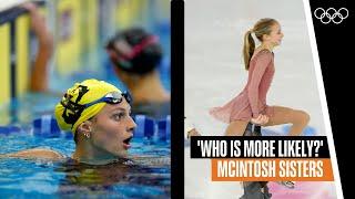 Two sisters - one figure skater, one swimmer... | Who is more likely?