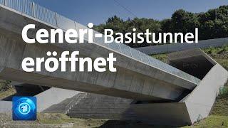 Die dritte große Alpen-Unterquerung in der Schweiz ist eröffnet worden: der Ceneri-Basistunnel