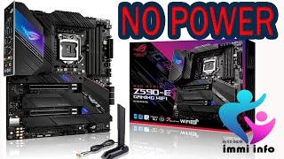 ASUS MOTHERBOARD NO POWER SOLUTION