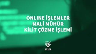 Kamu SM - Online İşlemler Mali Mühür Kilit Çözme