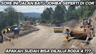 Sore Ini Jalan Batu Jomba Seperti Di Cor !!! Apakah Sudah Bisa Dilalui Roda 4 Dan 6 ???